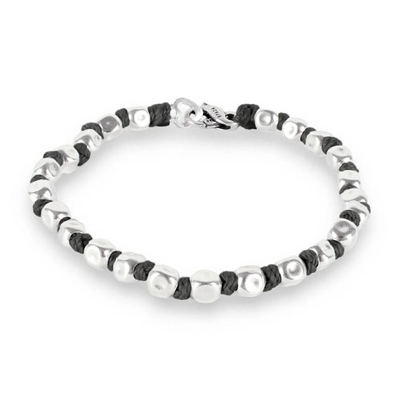 Bracciale Spadarella Spadini in Argento SPBR003-17 GRIGIO SCURO - SPBR003-17 GRIGIO SCURO